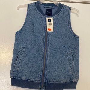 Girls denim chambray gap kids vest!
